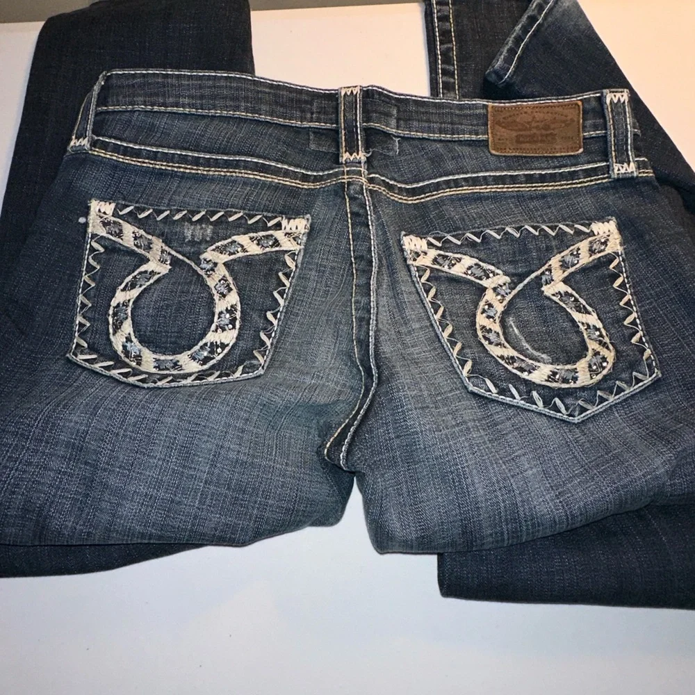Big Star Blue Liv Boot Cut Jeans SZ 31XL - Picture 5 of 13